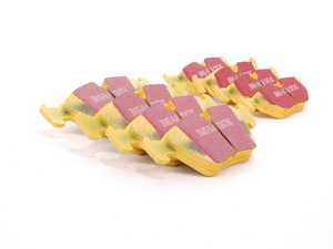 ES#2592974 - DP4689RKT - Front And Rear Brake Pad Kit - EBC YellowStuff - EBC's premium sport street pad that offers high friction levels and heat fade resistance - EBC - BMW