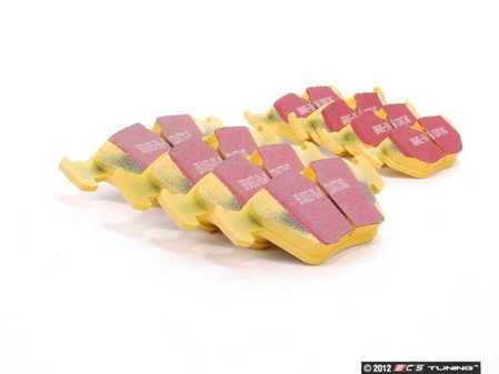 ES#2592974 - DP4689RKT - Front And Rear Brake Pad Kit - EBC YellowStuff - EBC's premium sport street pad that offers high friction levels and heat fade resistance - EBC - BMW