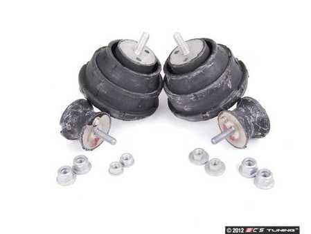 ES#2588216 - 11812228298PKT - Performance Motor And Transmission Mount Kit - Upgrade your mounts without compromising comfort. Includes hardware - Assembled By ECS - BMW