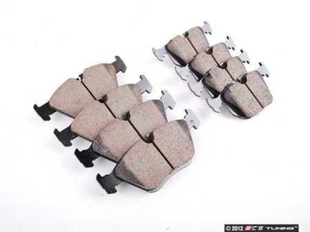 ES#2593534 - EUR946KT - Front & Rear Euro Ceramic Brake Pad Kit - Offers excellent pedal feedback, low dust, and smooth initial bite. A favorite among BMW enthusiasts. - Akebono - BMW
