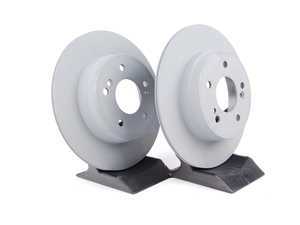 ES#2587137 - 2034230112KT1 -  Rear Brake Rotors - Pair - Includes Rotors For Left And Right Sides - Does Not Include New Rotor Hold Down Screws - Genuine Mercedes Benz - Mercedes Benz