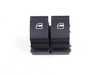 ES#2592854 - 1K4959857KT1 - Window Switch Kit - 2 Door - Black - Black window switches for both doors - Assembled By ECS - Volkswagen
