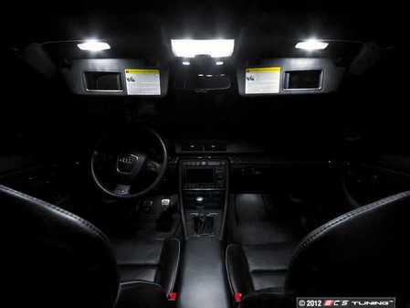 ES#2202566 - B7LEDKIT - B7 A4/S4/RS4 Master LED Interior Lighting Kit - Transform your complete interior in minutes with new LED interior bulbs from Ziza - ZiZa - Audi