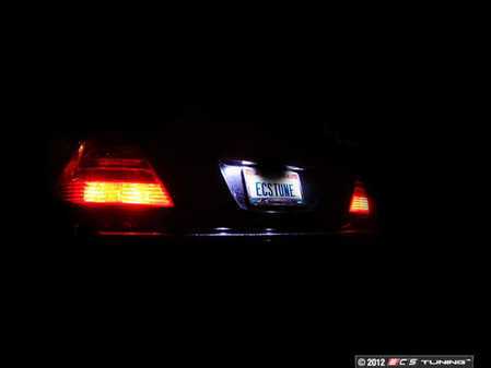 ES#518066 - T10W37KT-w211 - LED License Plate Bulbs - Pair - Featuring built in heat sinks to dissipate heat - ZiZa - Mercedes Benz
