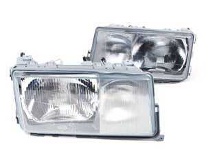 ES#2598244 - 500109500110KT - E-Code Headlamp Set - Full head lamp assemblies with one-piece glass lens - TYC - Mercedes Benz