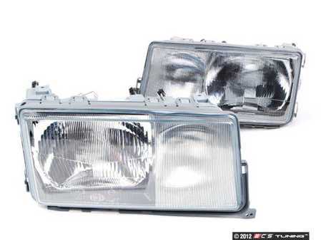 ES#2598244 - 500109500110KT - E-Code Headlamp Set - Full head lamp assemblies with one-piece glass lens - TYC - Mercedes Benz