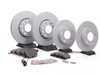 ES#260209 - 4a0698001 -  Front & Rear Premium Brake Service Kit - Featuring Zimmerman rotors and DD23 Daily Driver ceramic pads - Assembled By ECS - Audi