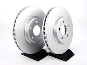 ES#2581143 - 8K0998301AKT4 - Front Brake Rotors - Pair (320x30) - Featuring a protective Meyle Platinum coating. - Meyle - Audi