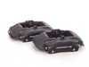 ES#1167 - MK4S2BBK-BKXS - ECS Big Brake Kit - Stage 2 - Cross Drilled & Slotted Rotors (312x25) - (NO LONGER AVAILABLE) - Four piston Black Porsche Boxster caliper, caliper carrier, pads, sensors, exact-fit stainless steel lines, and hardware - ECS - 