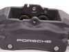ES#1167 - MK4S2BBK-BKXS - ECS Big Brake Kit - Stage 2 - Cross Drilled & Slotted Rotors (312x25) - (NO LONGER AVAILABLE) - Four piston Black Porsche Boxster caliper, caliper carrier, pads, sensors, exact-fit stainless steel lines, and hardware - ECS - 