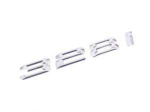 ES#79408 - 51148172057 - E46 328i Coupe Trunk Emblem - Includes adhesive backing for easy installation - Genuine BMW - BMW