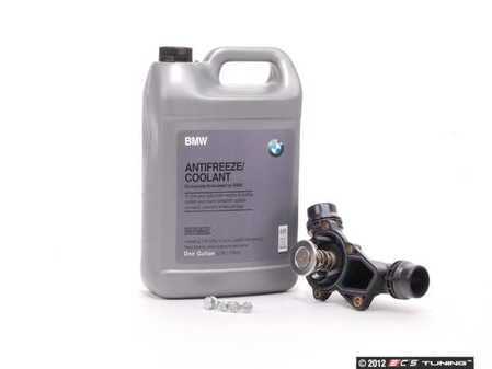 ES#2592641 - 11537509227KT - Thermostat Replacement Kit - Includes gaskets and hardware and coolant - Genuine BMW - BMW