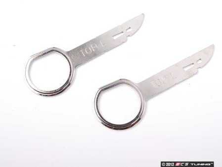 ES#1355843 - 00072195701 - Radio Removal Tools - For CR- and CDR- radios - Genuine Porsche - Porsche