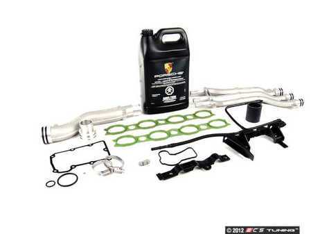 ES#2501060 - 94810605906KT - Cayenne S Coolant Pipe Upgrade/Repair Kit - Everything you need to replace cracked or leaking coolant pipes - Genuine Porsche - Porsche