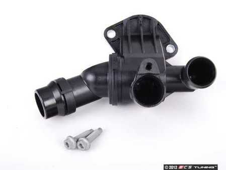 ES#2588723 - 06F121111FKT - Thermostat Replacement Kit - Includes thermostat with housing, o-ring and mounting hardware - Assembled By ECS - Audi Volkswagen