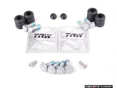 ES#2588575 - 8E0698470BKT1 - Rear Pad And Rotor Installation Kit - Includes everything to install new rear brakes - Assembled By ECS - Audi