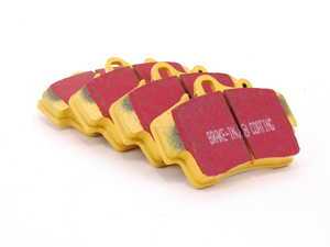 ES#520772 - DP41207R - YellowStuff Performance Brake Pad Set - EBC's premium sport street pad that offers high friction levels and heat fade resistance - EBC - Porsche