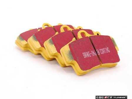 ES#520772 - DP41207R - YellowStuff Performance Brake Pad Set - EBC's premium sport street pad that offers high friction levels and heat fade resistance - EBC - Porsche