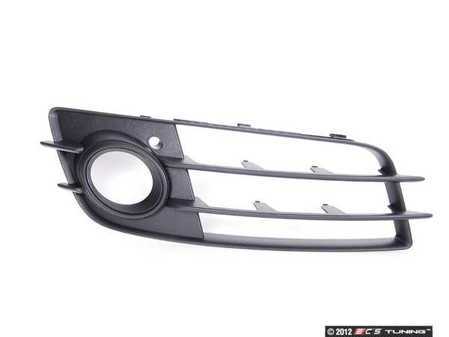 ES#1844301 - 8K0807681DZDE - Fog Light Grille - Satin/Matte Black - Left - Keep your exterior looking clean - Genuine Volkswagen Audi - Audi