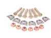 ES#2580182 - N902002013451KT1 - Downpipe Hardware Kit - Contains all of the hardware you need to install new downpipes on your Audi 4.2 engine - Assembled By ECS - Audi