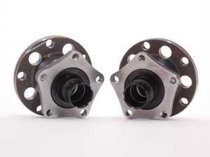 ES#2594769 - 8E0501611JKT - Rear Wheel Bearing Assembly & Hub Kit - Two rear wheel bearing with hubs - Assembled By ECS - Audi Volkswagen
