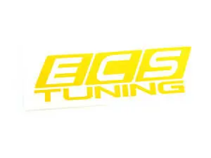 Yellow/Gold ECS Tuning Window Sticker - Priced Each