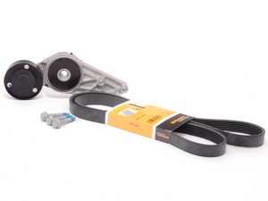 ES#2581840 - 06B903133EKT1 - Accessory Belt Kit - Includes belt, tensioner, & hardware to ensure that your belt is tight! - Assembled By ECS - Audi
