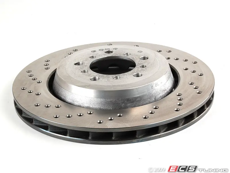 Genuine BMW - 34112282445 - Brake Disc - Cross Drilled with 