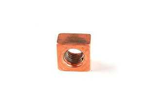 ES#26140 - 11621741172 - Square Exhaust Nut - Priced Each - M8 copper square nut. Found at various points in the exhaust system. - Genuine BMW - BMW