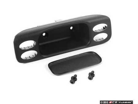 ES#2550961 - 99655209600B12KT - Non-Smokers Shelf Console Kit - Black-Grey - Insert surround for window switch buttons - Replaces ashtray - Genuine Porsche - Porsche
