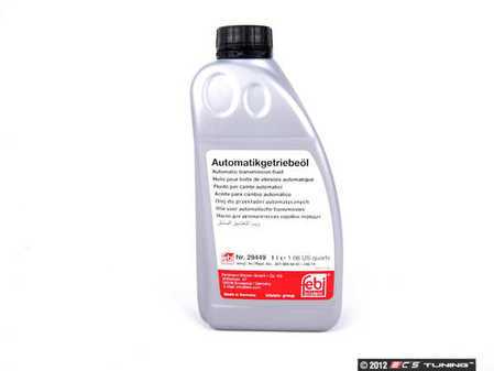 ES#2587914 - 001989680313 - Automatic Transmission Fluid - Priced Each - One (1) liter bottle which meets Mercedes specification 236.14 - Febi - Mercedes Benz Porsche