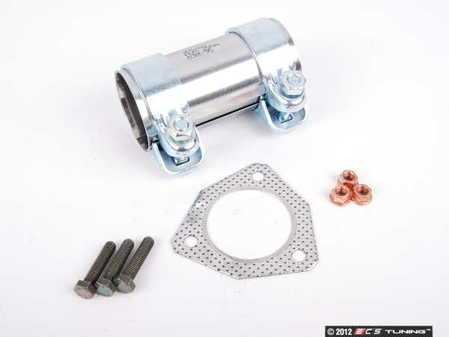 ES#2587734 - 357253141AKT4 - Center Pipe / Midsection Installation Kit - Includes the gasket, clamp and hardware - Assembled By ECS - Audi