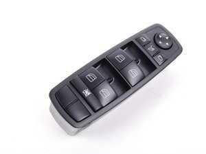ES#1808229 - 25183002909051 - Driver Window Switch - Located On The Drivers Door - Black (Color Code 9051) - Genuine Mercedes Benz - Mercedes Benz