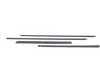 ES#5048 - 8D0853969705960 - Lower Door Moulding Set - Satin Black - (NO LONGER AVAILABLE) - Includes all of the lower door moulding in one complete set - Genuine Volkswagen Audi - 