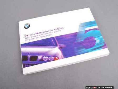ES#12882 - 01410155012 - Owner's Handbook E39 - E39/2 - Genuine BMW - BMW