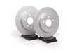 ES#2562097 - 8E0615601MKT - Rear Brake Service Kit - Featuring Zimmermann rotors and ECS DD23 "Daily Driver" ceramic pads. - Assembled By ECS - Audi