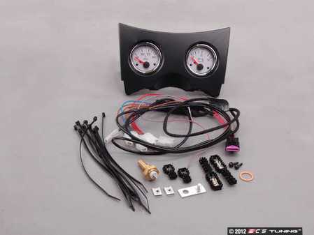 ES#197255 - 82940415253 - Auxiliary Gauge Kit Set - Chrome (NO LONGER AVAILABLE) - Add gauges below your toggle switch bank in the console. - Genuine MINI - 