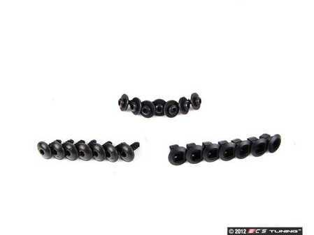 ES#2158162 - 1K0898977 - Front Fender Liner Hardware Kit - Complete hardware kit to secure one fender liner - Genuine Volkswagen Audi - Volkswagen