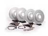 ES#2594522 - 34351164372KT1 - Front And Rear Brake Service Kit - Featuring Zimmermann coated rotors and ECS DD23 "Daily Driver" ceramic pads. - Assembled By ECS - BMW