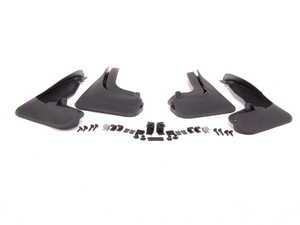 ES#2593256 - 1K0075105KT - Front & Rear Splash Guard Kit - (NO LONGER AVAILABLE) - Includes mounting hardware - Genuine Volkswagen Audi - 