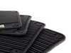 ES#441564 - 8E1061450041 - All Weather Rubber Floor Mat Set - Black - (NO LONGER AVAILABLE) - Featuring the 'A4' logo, includes front and rear mats - Genuine Volkswagen Audi - 