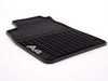 ES#441564 - 8E1061450041 - All Weather Rubber Floor Mat Set - Black - (NO LONGER AVAILABLE) - Featuring the 'A4' logo, includes front and rear mats - Genuine Volkswagen Audi - 
