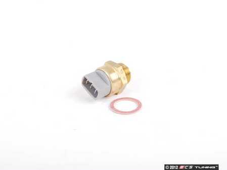 ES#1694 - 191959481C - Auxiliary Fan Switch (91-102C) - 3 Pin - Located on the lower side of the radiator - Wahler - Audi Volkswagen