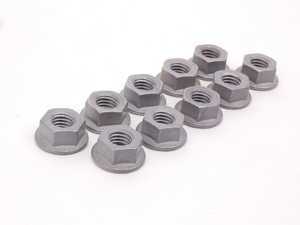 ES#2594611 - 07119906089KT - Collar Nut - Pack Of 10 - M8x8. Commonly found in various exhaust system hangar locations. - Genuine BMW - BMW