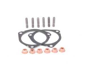 ES#2576234 - 8E0253115CKT1 - Downpipe installation Kit - Contains all of the hardware you need to install new downpipes on your Audi - Assembled By ECS - Audi