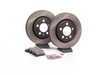 ES#258437 - 1J0698073 - Rear Brake Service Kit - Features Zimmermann rotors and ECS DD23 "Daily Driver" ceramic pads. - Assembled By ECS - Audi