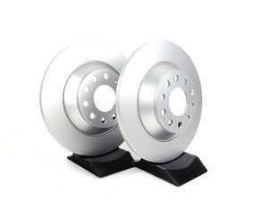 ES#2132946 - 4F0615601EKT2 - Rear Rake Rotors - Pair (302x12) - Featuring a protective Meyle Platinum coating. - Meyle - Audi