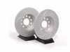 ES#2594013 - 1K0301AAXSKT3 - Performance Front & Rear Brake Service Kit - (NO LONGER AVAILABLE) - Featuring ECS GEOMET Drilled & Slotted rotors and Hawk HPS pads - Assembled By ECS - 