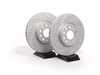 ES#2593923 - 1K0301AAXSKT - Performance Front Brake Service Kit - (NO LONGER AVAILABLE) - Featuring ECS GEOMET Drilled & Slotted rotors and Hawk HPS pads - Assembled By ECS - 