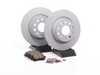 ES#2593941 - 1K0615601MKT - Rear Brake Service Kit - Featuring ECS V5 rotors and ECS DD23 ceramic pads. - Assembled By ECS - Audi